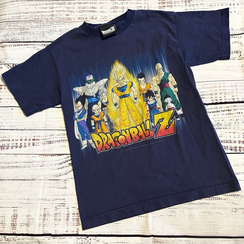 Vintage 1997-1998 Dragon Ball Z Anime Toei Animation T-Shirt Youth Large